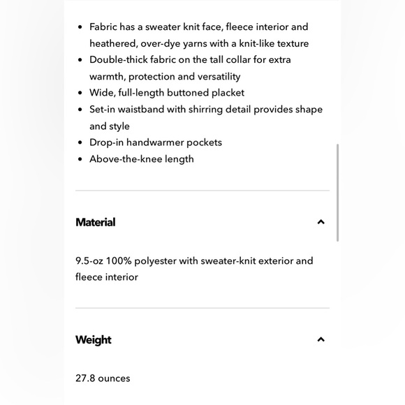 Patagonia Better Sweater Coat, size XL - Picture 3 of 3